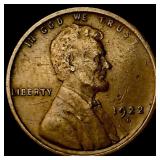 1922-D Lincoln Wheat Cent CHOICE AU