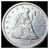 1875-S Silver Twenty Cents UNCIRCULATED