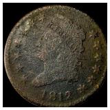 1812 Classic Head Large Cent NICELY CIRCULATED