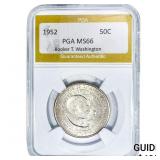 1952 Booker T Half Dollar PGA MS66