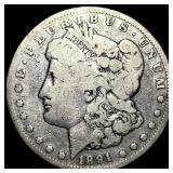 1891-CC Silver Morgan Dollar LIGHTLY CIRCULATED