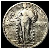 1927-S Silver Standing Liberty Quarter CLOSELY UNC