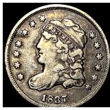 1837 Capped Bust Half Dime NEARLY UNCIRCULATED