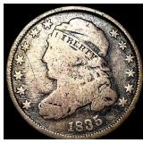 1835 Capped Bust Dime NICELY CIRCULATED