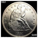 1861 Seated Liberty Dollar UNCIRCULATED