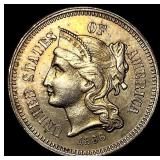 1866 Nickel Three-Cent Piece UNCIRCULATED