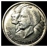 1936 Arkansas Centennial Silver Half Dollar UNCIRC
