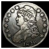 1826 Capped Bust Half Dollar CLOSELY UNCIRCULATED