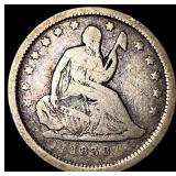 1838 Seated Liberty Quarter LIGHTLY CIRCULATED