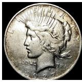 1927 Peace Silver Dollar NEARLY UNCIRCULATED