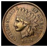 1881 Indian Head Cent CHOICE AU