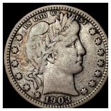 1903 Barber Quarter NEARLY UNCIRCULATED