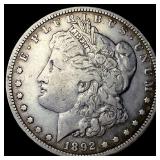 1892-S Silver Morgan Dollar NEARLY UNCIRCULATED