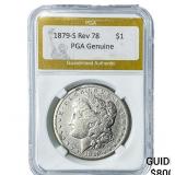 1879-S Rev 79 Morgan Silver Dollar PGA Genuine