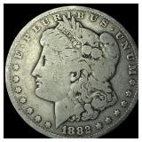 1882-CC Silver Morgan Dollar LIGHTLY  CIRCULATED