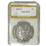 1895-O Morgan Silver Dollar PGA XF45