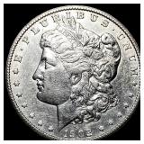 1902-S Silver Morgan Dollar CHOICE AU