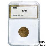 1858 Flying Eagle Cent PGA EF40