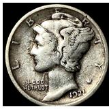 1921 Mercury Dime LIGHTLY CIRCULATED