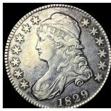 1829 Capped Bust Half Dollar CLOSELY UNCIRCULATED