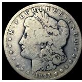 1893 Morgan Silver Dollar LIGHTLY CIRCULATED