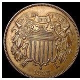 1868 Copper Two-Cent Piece UNCIRCULATED