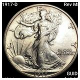 1917-D Rev MM Walking Liberty Half Dollar CHOICE B