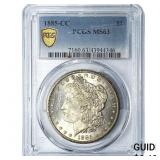 1885-CC Morgan Silver Dollar PCGS MS63