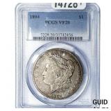 1894 Morgan Silver Dollar PCGS VF20