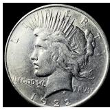 1922 Silver Peace Dollar CHOICE AU
