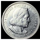 1893 Silver Columbian Half Dollar CLOSELY UNCIRCUL