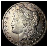 1891-CC Silver Morgan Dollar CLOSELY UNCIRCULATED