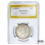 1936-S Arkansas Half Dollar PGA MS67