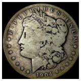 1904-S Silver Morgan Dollar NICELY CIRCULATED