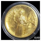 2015 US Mint 1oz Gold $100 American Liberty w/ Box