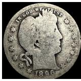1896-O Silver Barber Quarter NICELY CIRCULATED