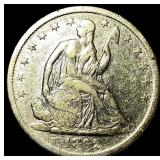 1862-S Silver Half Dollar CLOSELY UNCIRCULATED