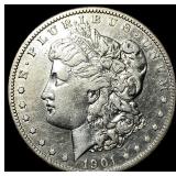 1901-S Silver Morgan Dollar CLOSELY UNCIRCULATED