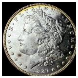 1887 Morgan Silver Dollar CHOICE BU