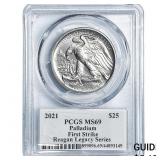 2021 $25 1oz Palladium American Eagle PCGS MS69
