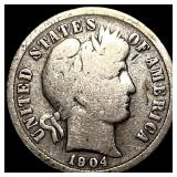 1904-S Silver Barber Dime LIGHTLY CIRCULATED