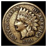 1861 Indian Head Cent NEARLY UNCIRCULATED