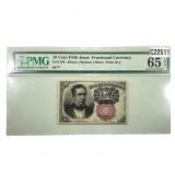1874 U.S. 10C 5th Issue Fractional Currency PMG