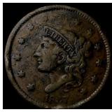 1827 Coronet Head Large Cent CLOSELY UNCIRCULATED