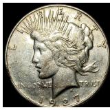 1927 Peace Silver Dollar LIGHTLY CIRCULATED