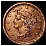 1856 Braided Hair Large Cent CLOSELY UNCIRCULATED