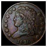 1826 Classic Head Half Cent CLOSELY UNCIRCULATED
