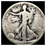1921-S Silver Walking Liberty Half Dollar NICELY C