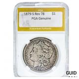 1879-S Rev 78 Morgan Silver Dollar PGA Genuine
