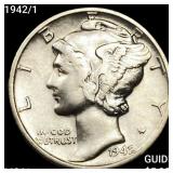 1942/1 Mercury Dime UNCIRCULATED